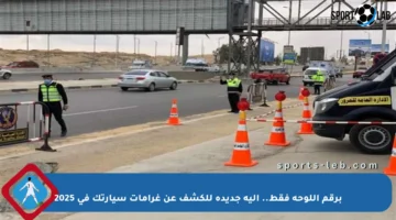 برقم اللوحة فقط.. آلية جديدة للكشف عن غرامات سيارتك في 2025